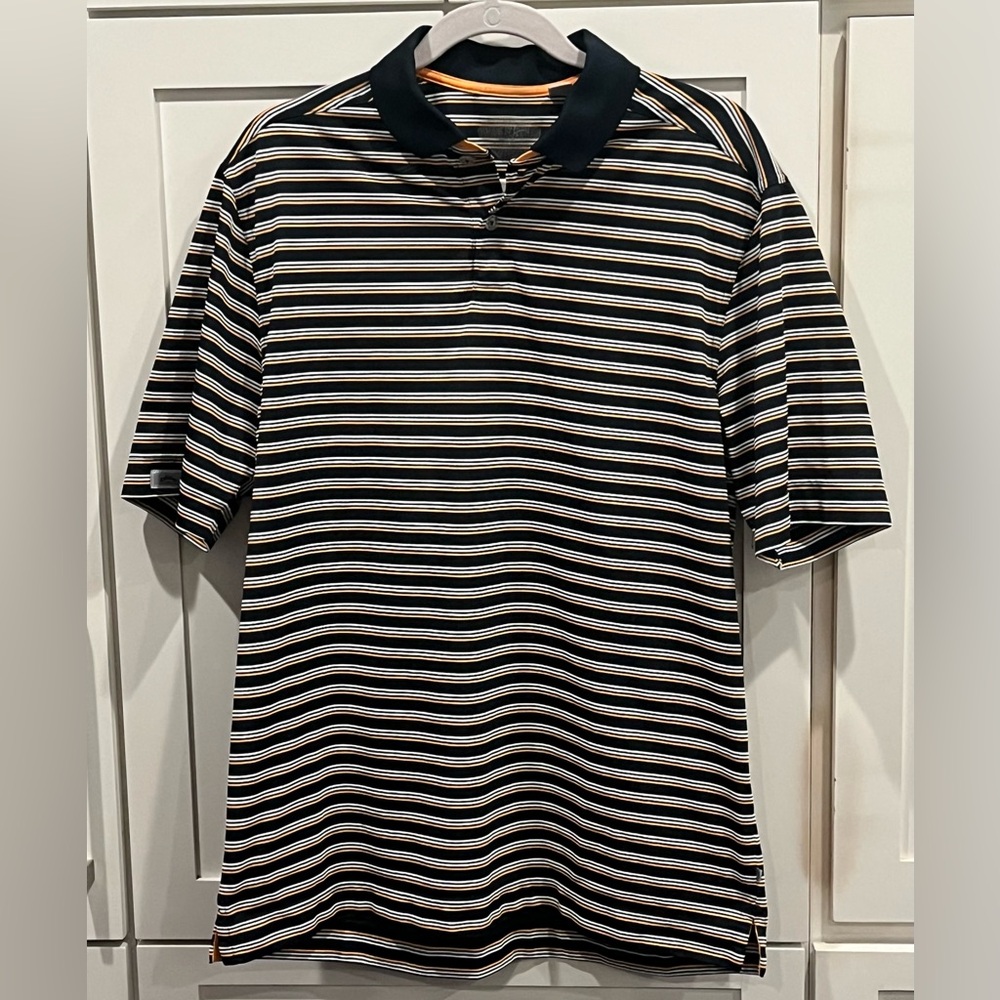 Callaway Golf X-Series Striped Polo Shirt Large